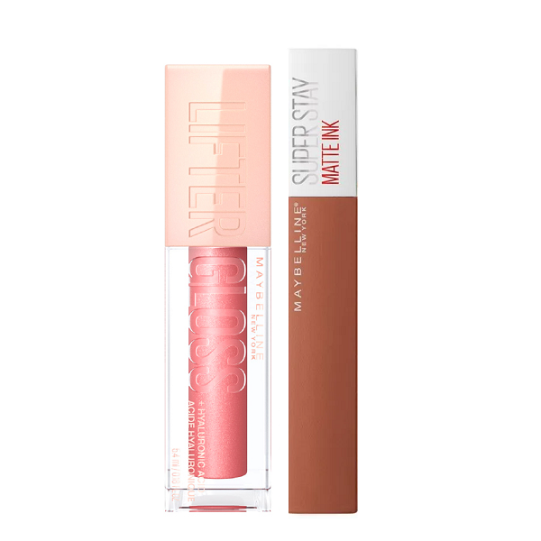 Maybelline - Lifter Gloss & Super Stay Matte Ink Nudes Bundle