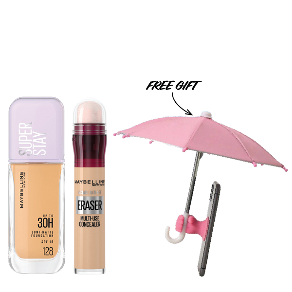 Maybelline - Super Stay Lumi Matte Foundation & Eraser Multi Use Concealer Bundle