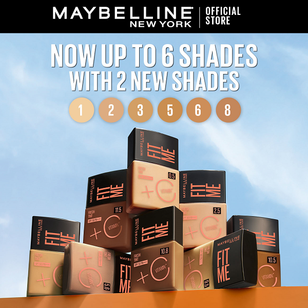 Maybelline - Fit Me Fresh Tint + Vitamin C SPF 50