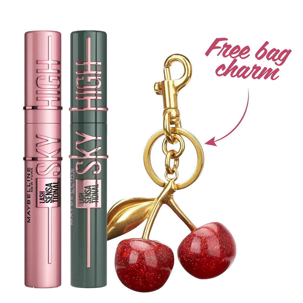 Maybelline - Lash Sensational Sky High Mascara Black & Green Altitude Bundle