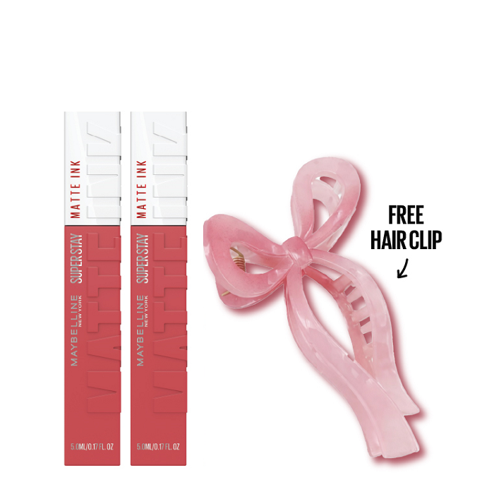 Maybelline - Superstay Matt Ink Nudes Lipstick Duo Pack Bundle