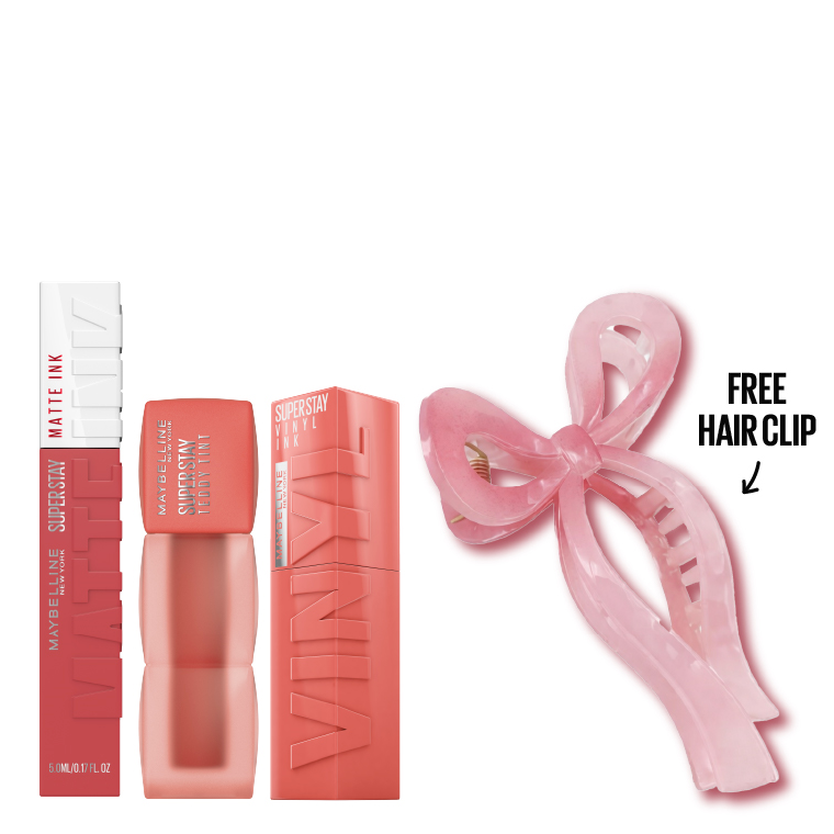 Maybelline - Super Stay Vinyl Ink, Matte Ink Pinks & Teddy Tint Bundle