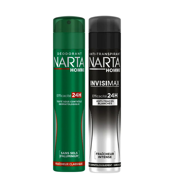 Narta - Homme Efficacity & Invisimax Classic Freshness Deo Spray Bundle