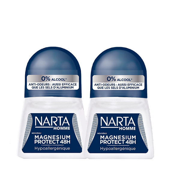 Narta - Homme Magnesium Protect 48H Deo Roll On Duo Pack Bundle