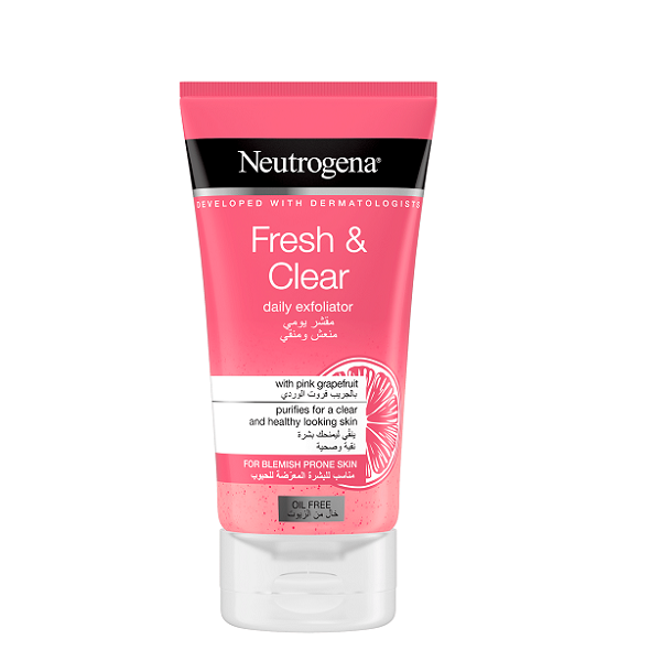 Neutrogena - Fresh & Clear Pink Grapefruit Daily Exfoliator Oil Free