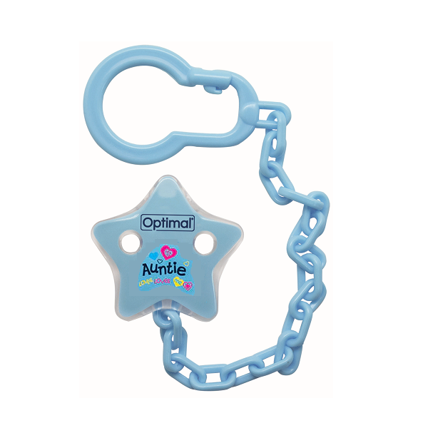 Optimal - Pacifier Holder Clip Star