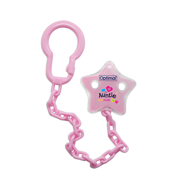 Optimal - Pacifier Holder Clip Star