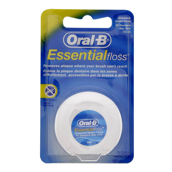 Oral B - Essential Floss Unwaxed Dental Floss