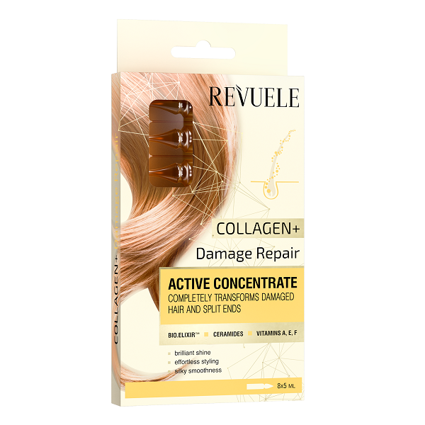 Revuele - Collagen+ Active Concentrate For Damage Hair