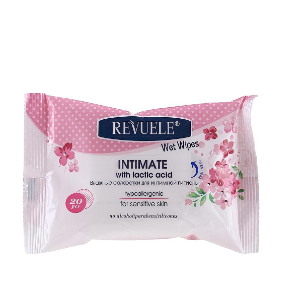 Revuele - Intimate Wet Wipes With Lactic Acid For Sensitive Skin