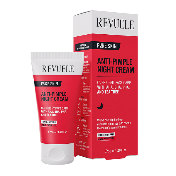 Revuele - Pure Skin Anti Pimple Night Cream