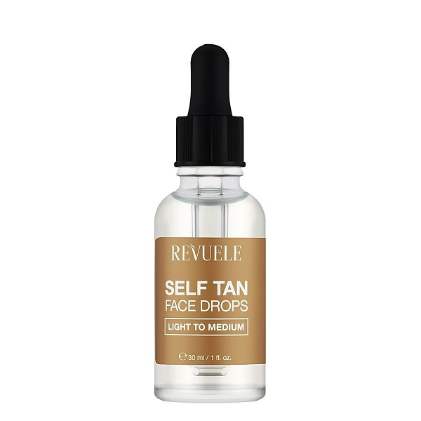 Revuele - Self Tan Face Drops Light To Medium