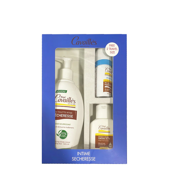 Roge Cavailles - Moisturizing Intimate Cleanser Daily Use Set