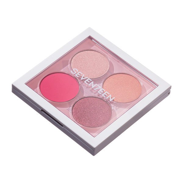 Seventeen - Vibrant Eyes Quad Palette 05 Rosy Nude