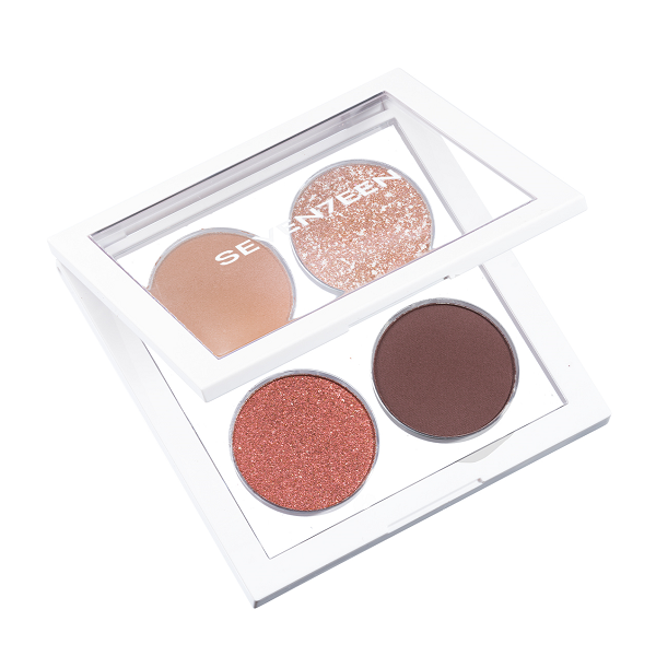 Seventeen - Vibrant Eyes Quad Palette 04 Celestial Nudes