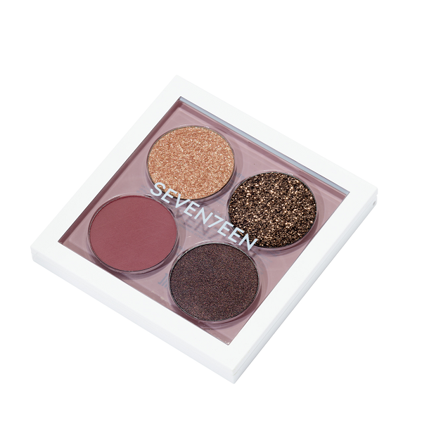 Seventeen - Vibrant Eyes Quad Palette 07 Nude Poetry