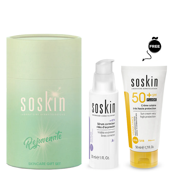 Soskin - Rejuvenate Gift Set ( N-BTX Serum & Sun Cream Fluid SPF50+ )