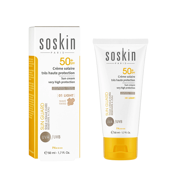 Soskin - Tinted Sun Cream Very High Protection SPF50+