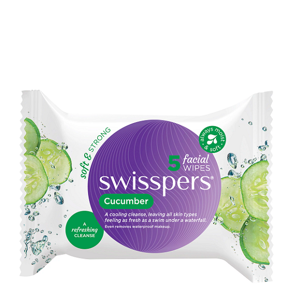 Swisspers - Facial Wipes Cucumber