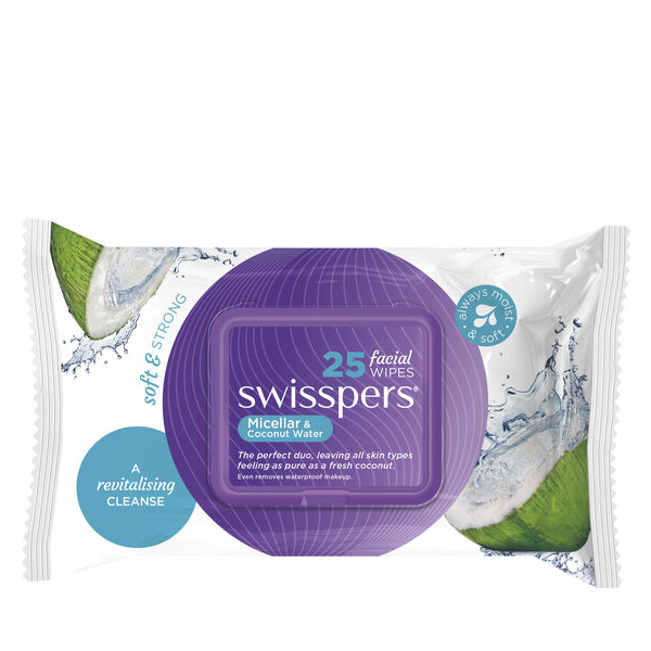 Swisspers - Facial Wipes Micellar & Coconut Water