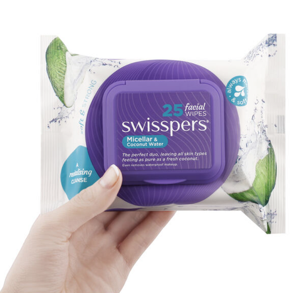 Swisspers - Facial Wipes Micellar & Coconut Water