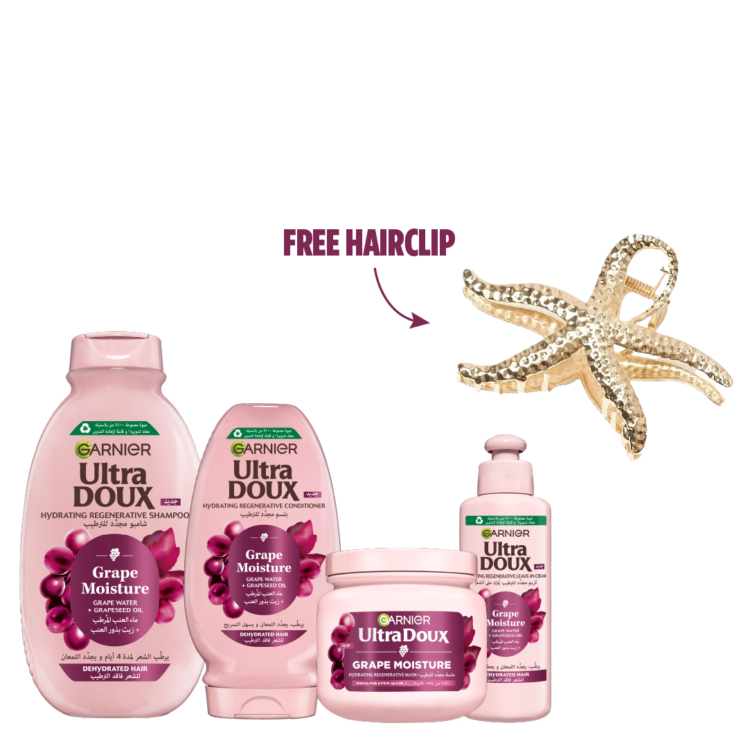 Ultra Doux - Grape Moisture Full Routine Bundle