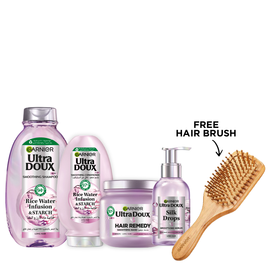 Ultra Doux - Smoothing Rice Water & Starch Bundle