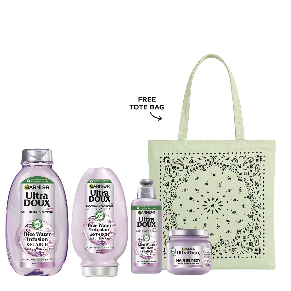 Ultra Doux - Rice Water Infusion & Starch Smoothing Bundle