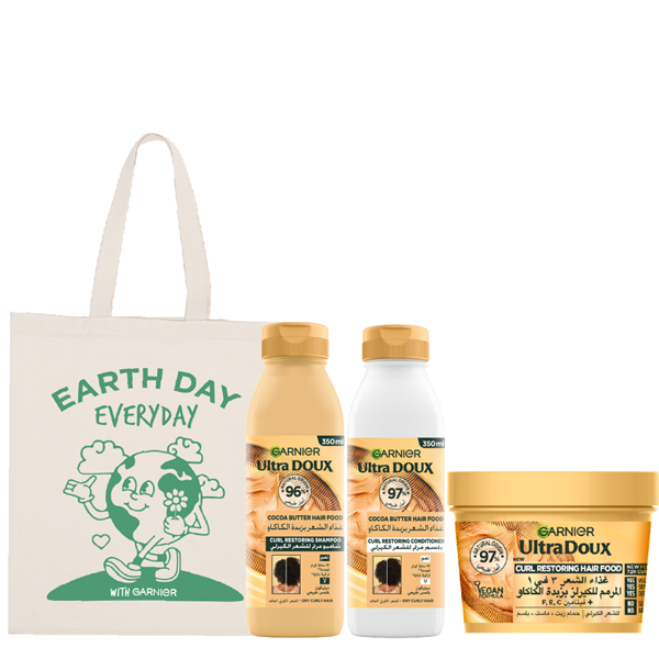 Ultra Doux - Curls Restoring Hair Food Bundle