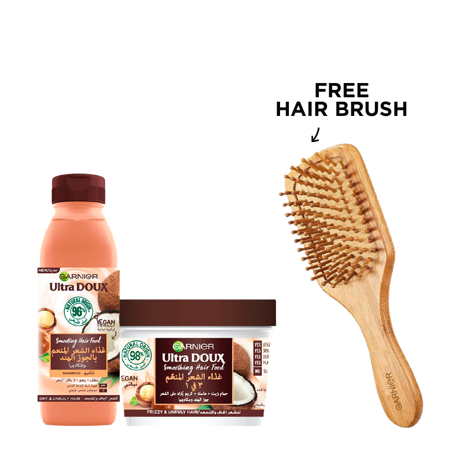 Ultra Doux - Hair Food For Frizzy & Unruly Hair Shampoo & Mask Bundle