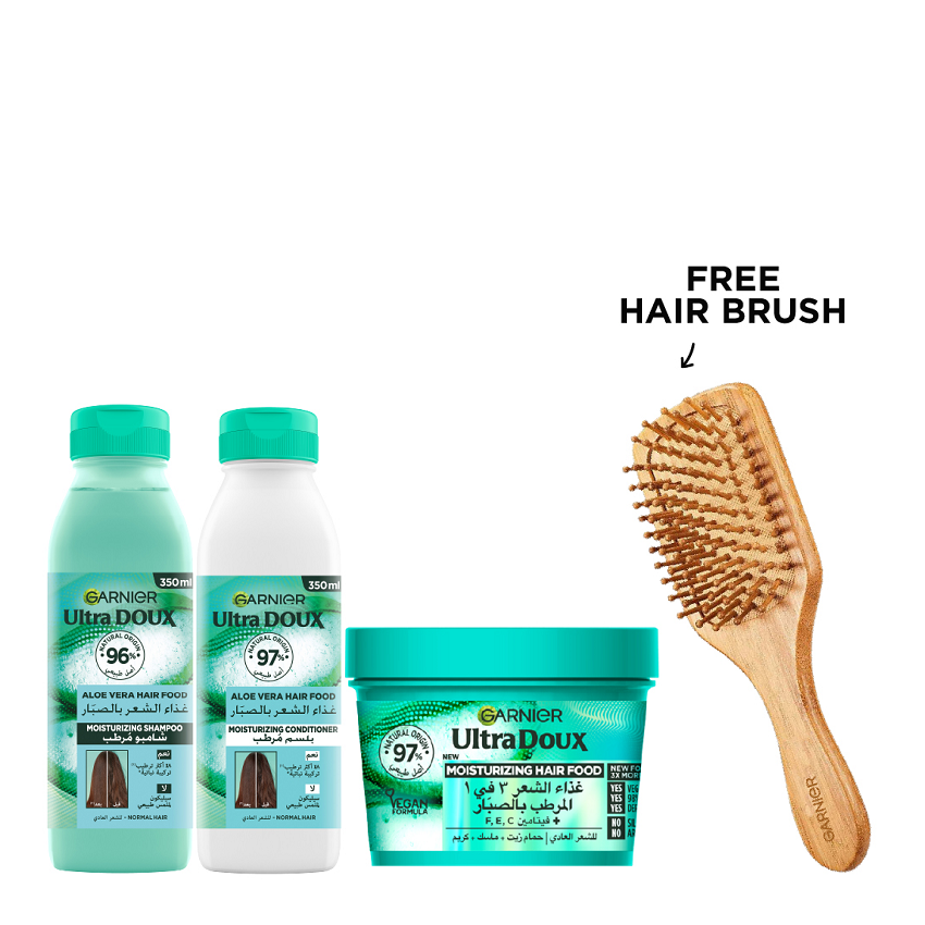 Ultra Doux - Hair Food For Normal Hair Mask, Shampoo & Conditioner Bundle