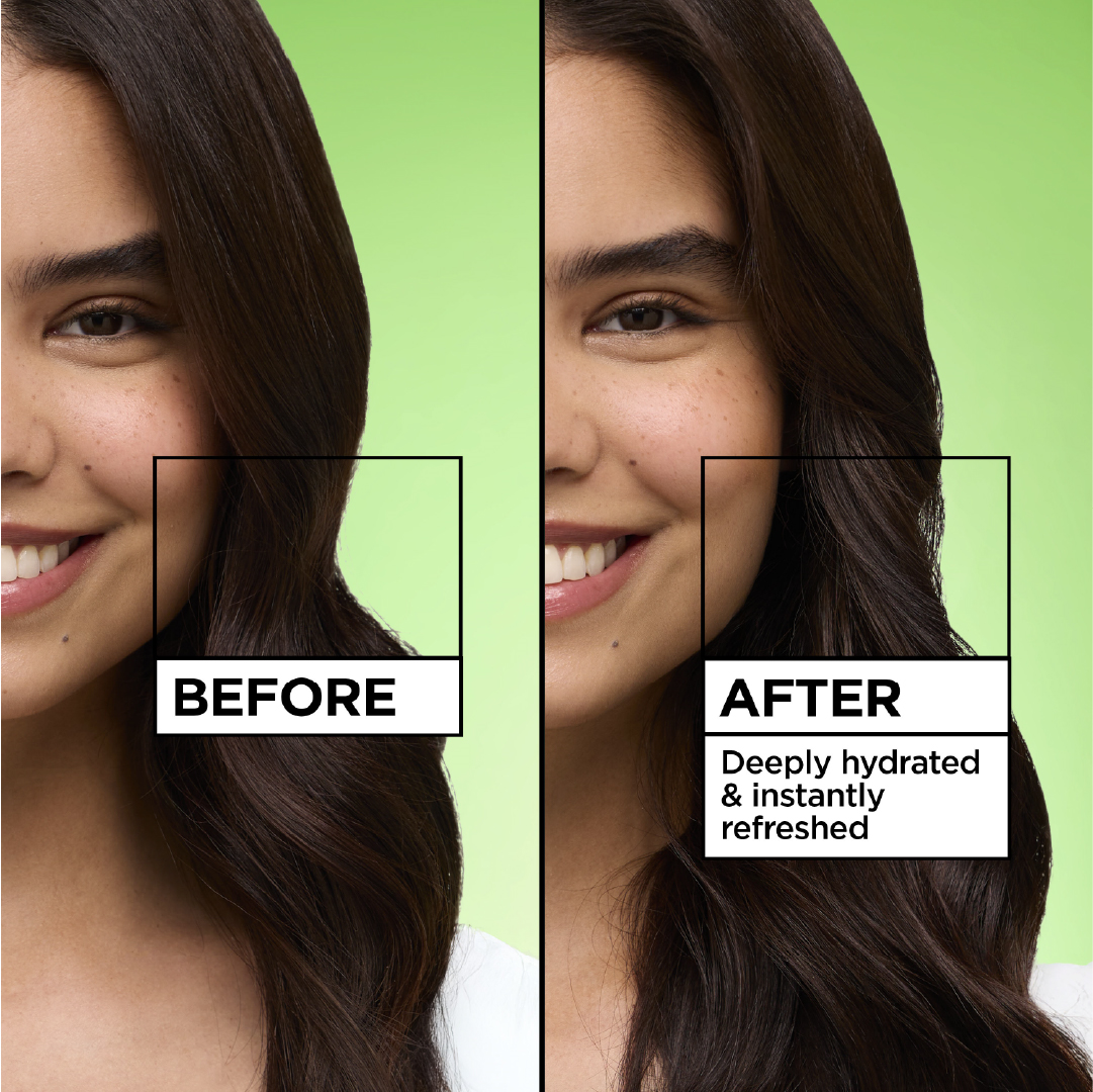 Ultra Doux - Hydra Refreshing 3 in 1 Hair Food With Kiwi & Menthol For Oily Roots & Dry hair