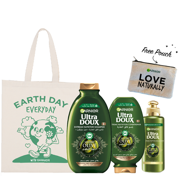 Ultra Doux - Mythic Olive Shampoo, Conditioner & Leave In Bundle