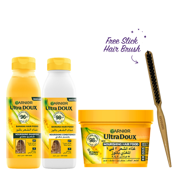 Ultra Doux - Nourishing Hair Food Bannana & Shea Bundle
