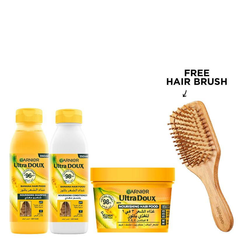 Ultra Doux - Nourishing Hair Food Bannana & Shea Bundle