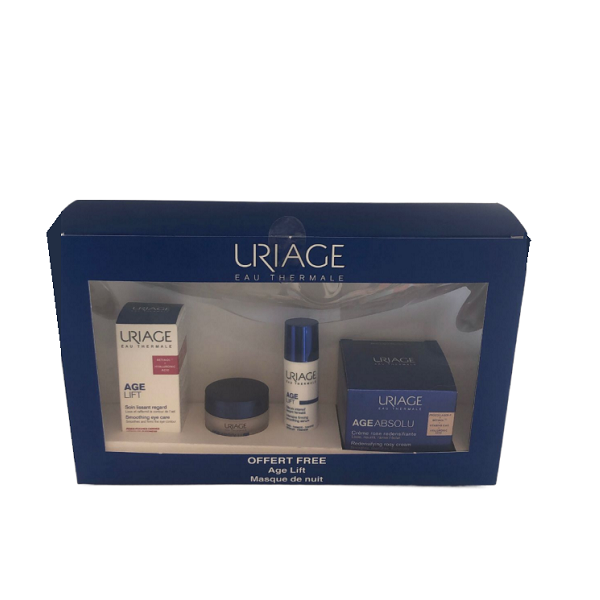 Uriage - Age Absolu Redensifying Rosy Cream + Age Lift Smoothing Eye Care Set
