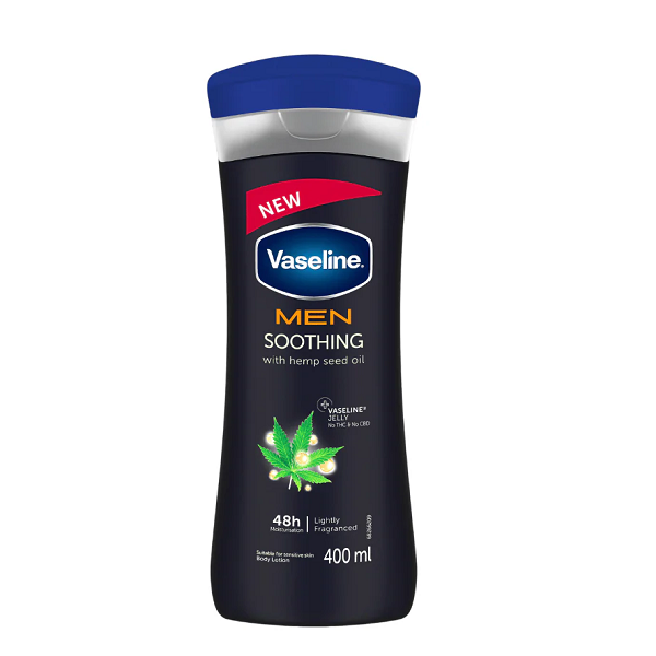 Vaseline - Men Soothing With Hemp Seed Oil Body Lotion