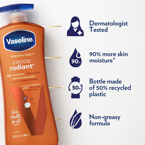 Vaseline - Intensive Care Cocoa Radiant Body Lotion