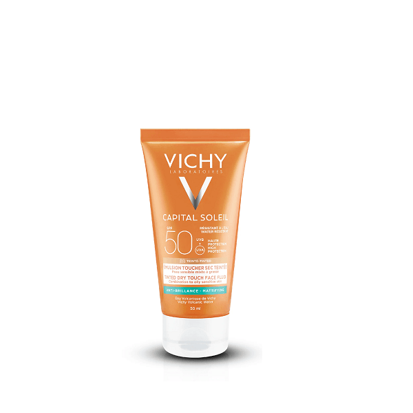 Vichy - Capital Soleil Tinted Dry Touch Face Fluid Spf 50+