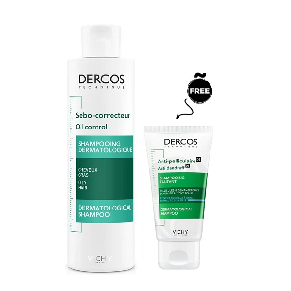 Vichy - Dercos Oil Control Dermatological Shampoo