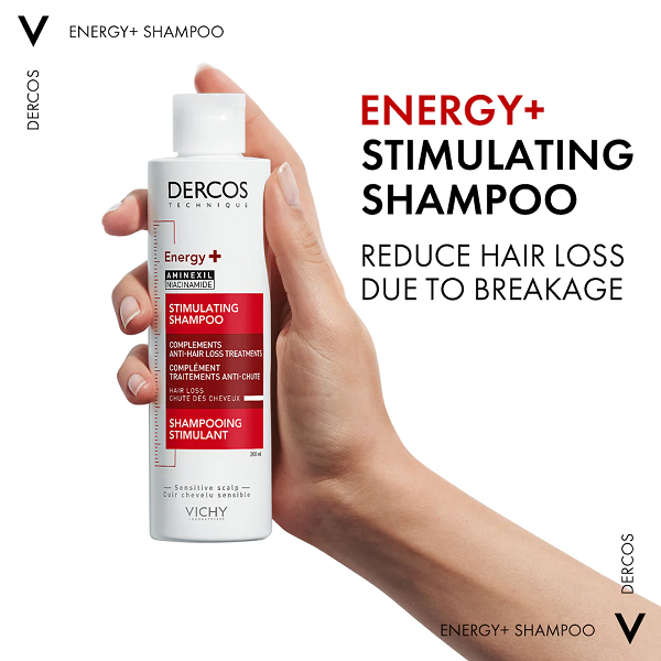 Vichy - Dercos Energy+ Aminexil Stimulating Shampoo