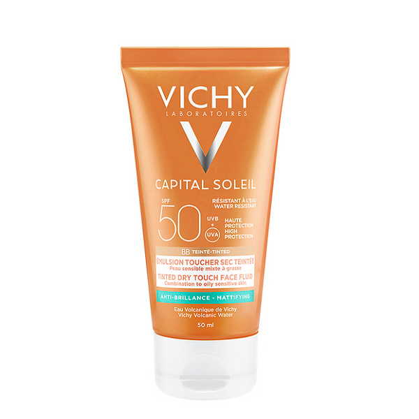 Vichy - Capital Soleil Tinted Dry Touch Face Fluid Spf 50+