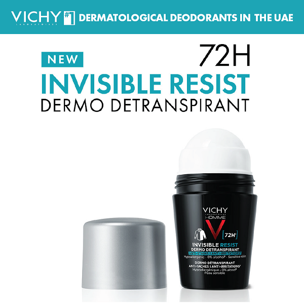 Vichy - Homme Invisible Resist Dermo Deperspirant 72H Roll On