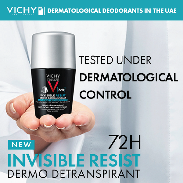 Vichy - Homme Invisible Resist Dermo Deperspirant 72H Roll On