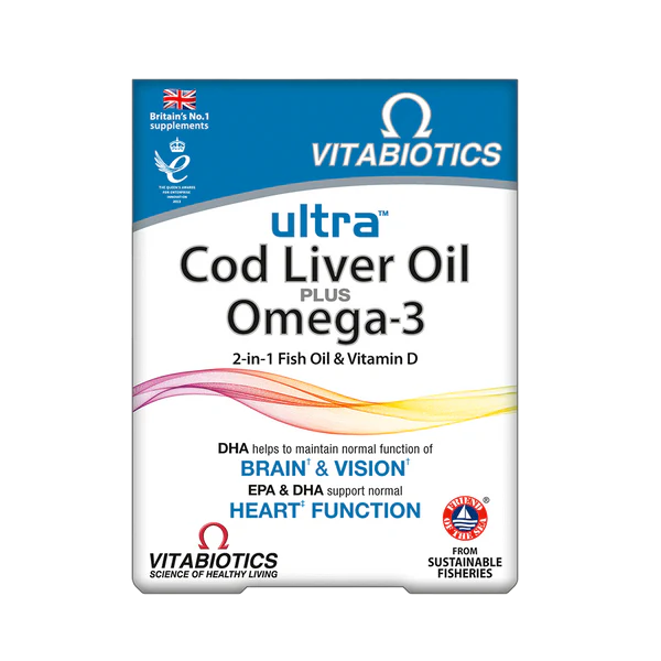 Vitabiotics - Ultra Cod Liver Oil Plus Omega 3