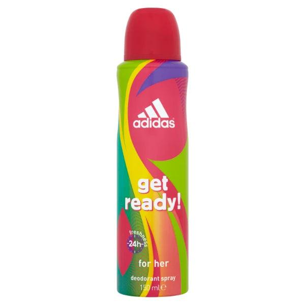 Adidas - Get Ready Women Deodorant Spray - ORAS OFFICIAL