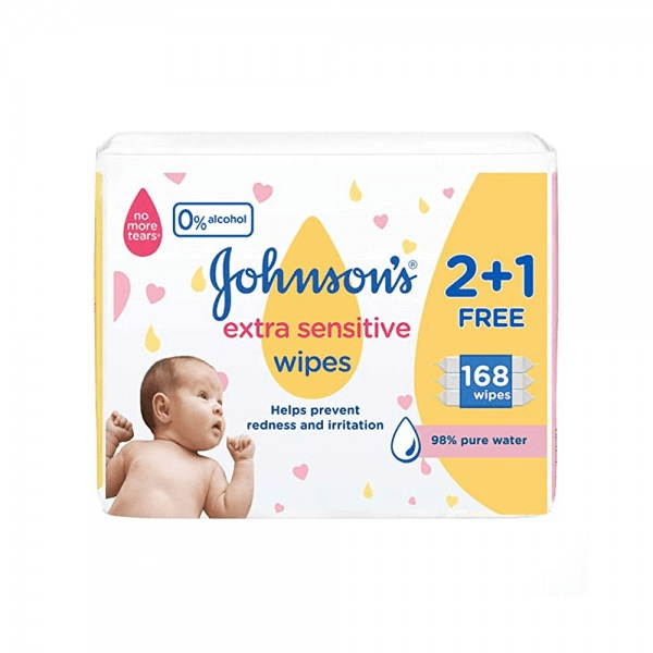 Baby Johnson's - Extra Sensitive Wipes ( 2+1 Free ) - ORAS OFFICIAL