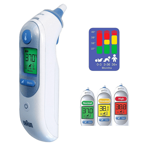 Braun - Thermoscan Ear Thermometer 7+ ( Irt 6525 ) - ORAS OFFICIAL