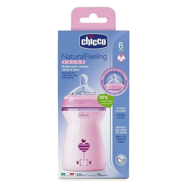 Chicco - Natural Feeling Colored Bottle 6m+ - ORAS OFFICIAL