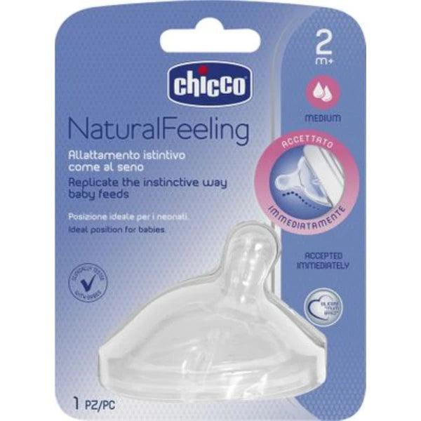 Chicco - Natural Feeling Teat 2m+ - ORAS OFFICIAL